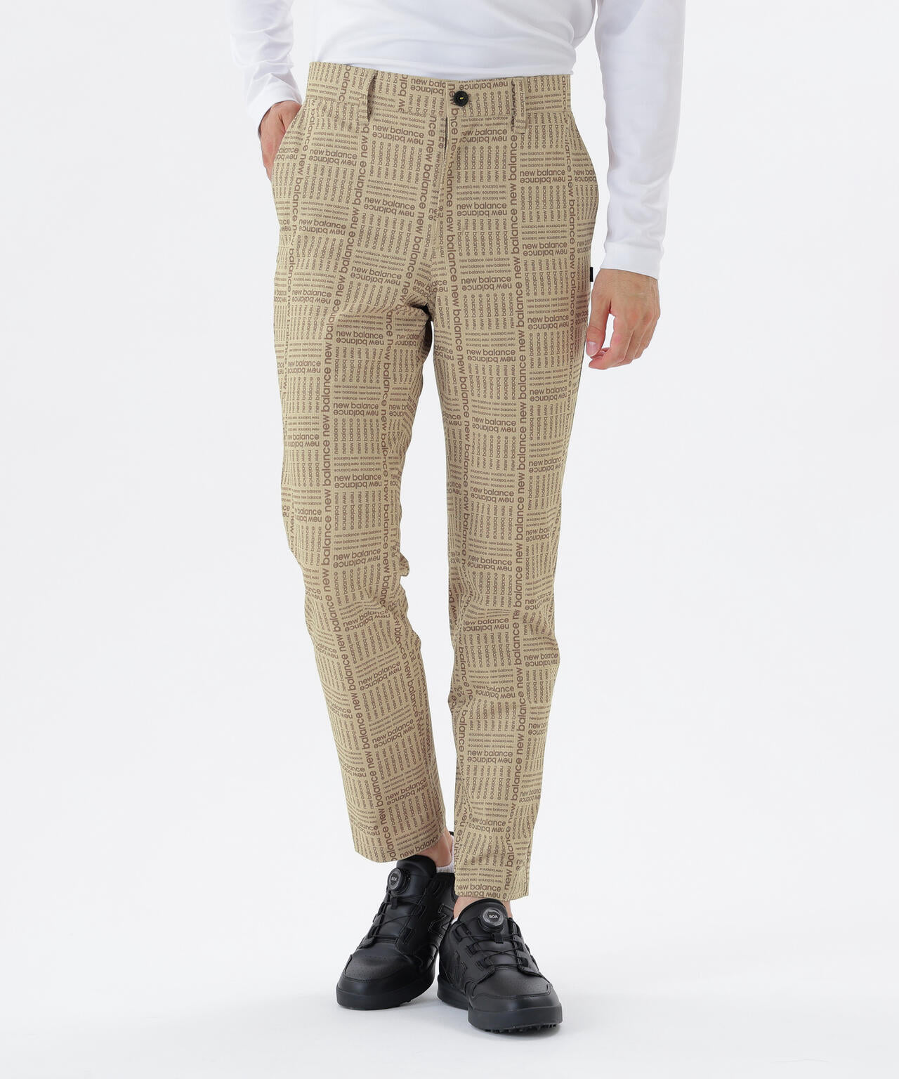 ロゴグレンチェック柄 4WAYストレッチ ロングパンツ (MENS)