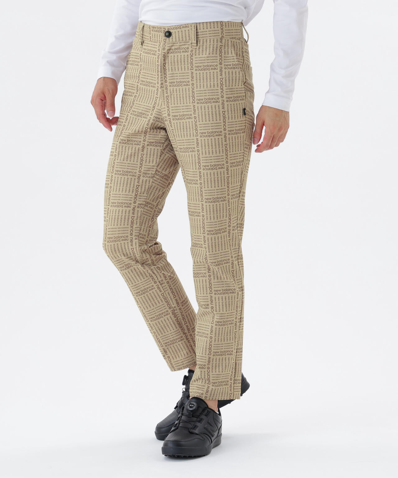 ロゴグレンチェック柄 4WAYストレッチ ロングパンツ (MENS)