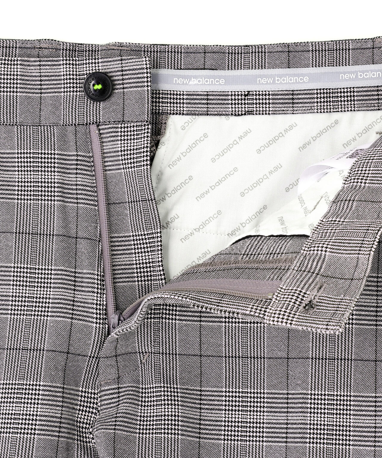 グレンチェック柄 ワイド テーパード ロングパンツ (MENS)