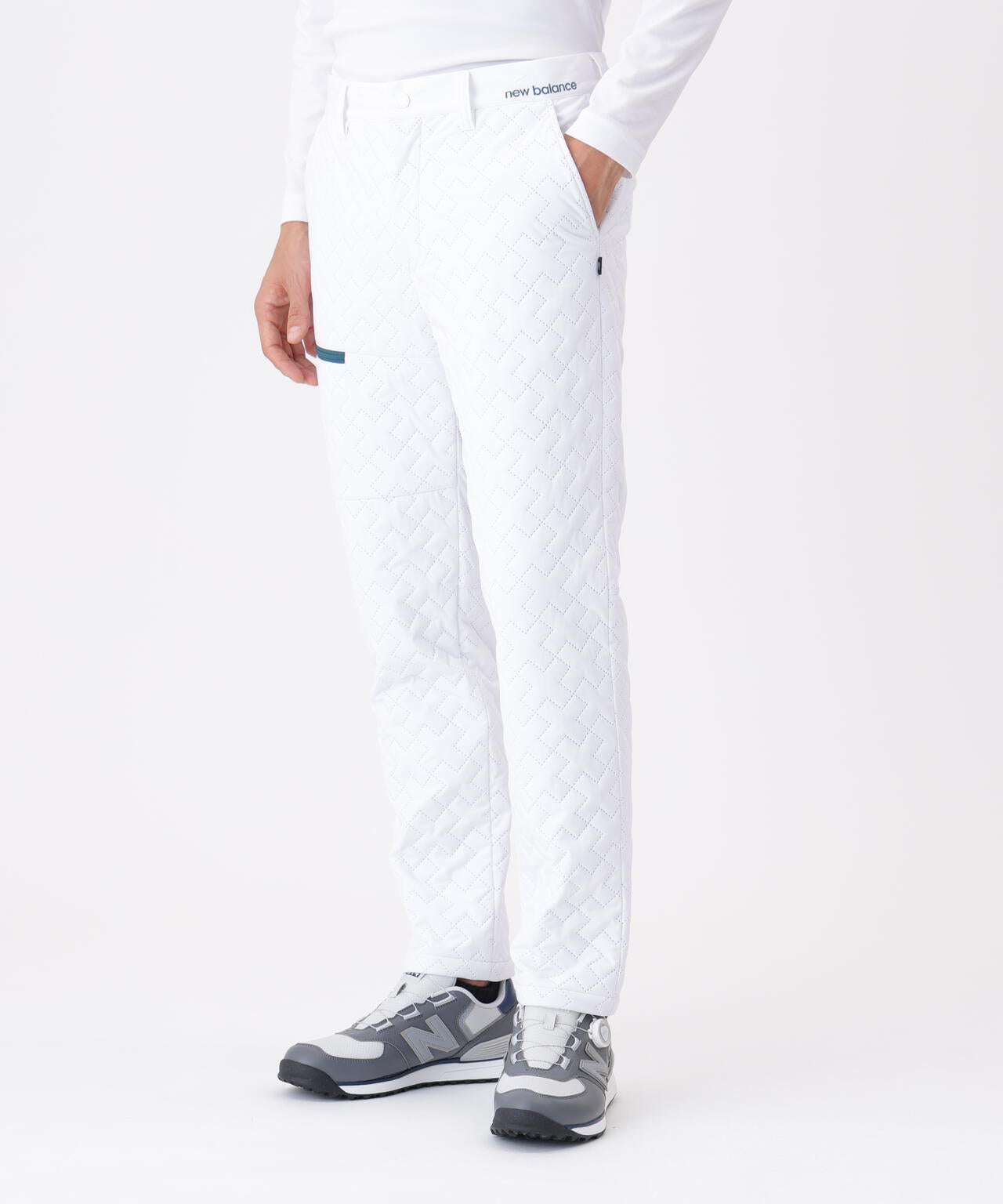 裏起毛 中綿 テーパード ロングパンツ (MENS)