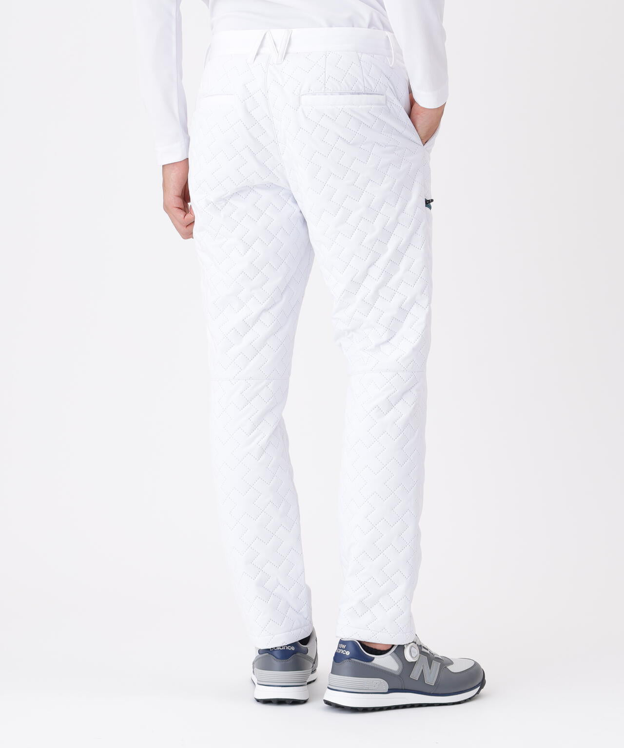 裏起毛 中綿 テーパード ロングパンツ (MENS)