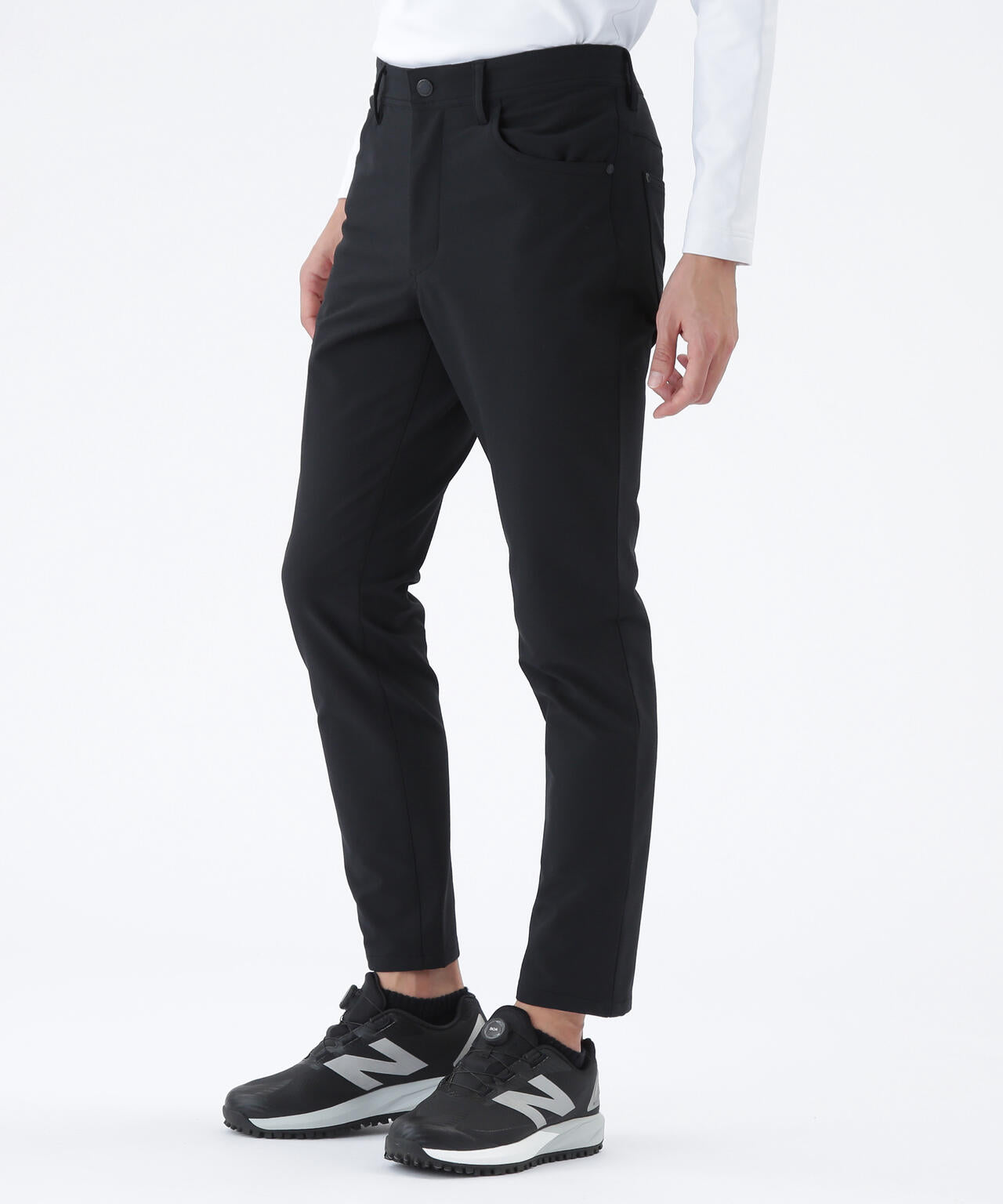 裏起毛 テーパード ロングパンツ (MENS)