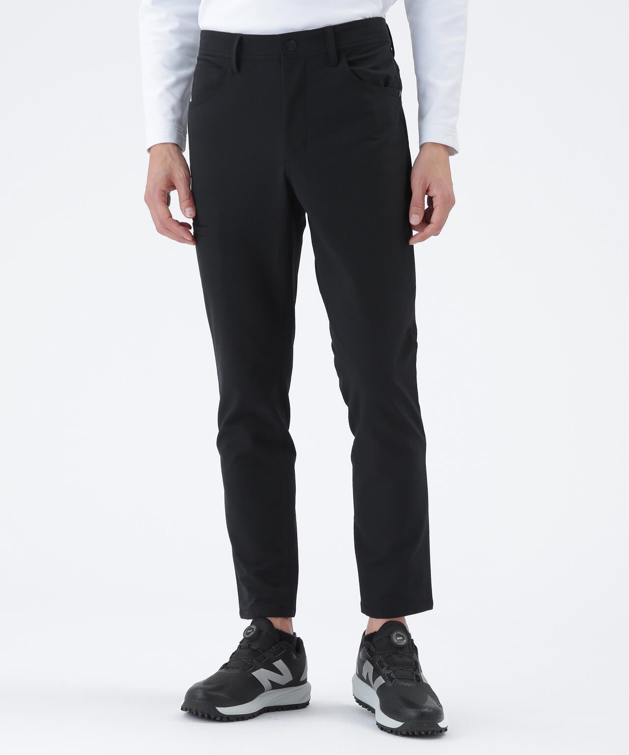 裏起毛 テーパード ロングパンツ (MENS)