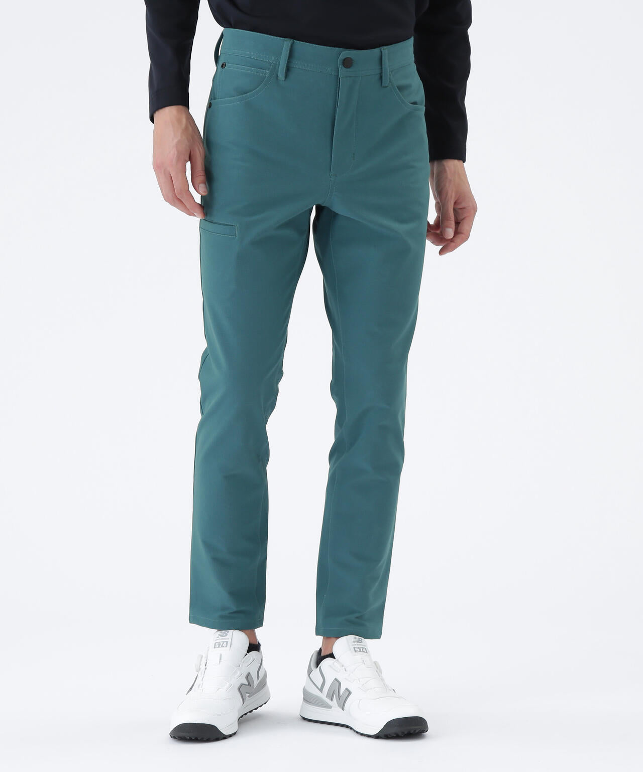 裏起毛 テーパード ロングパンツ (MENS)