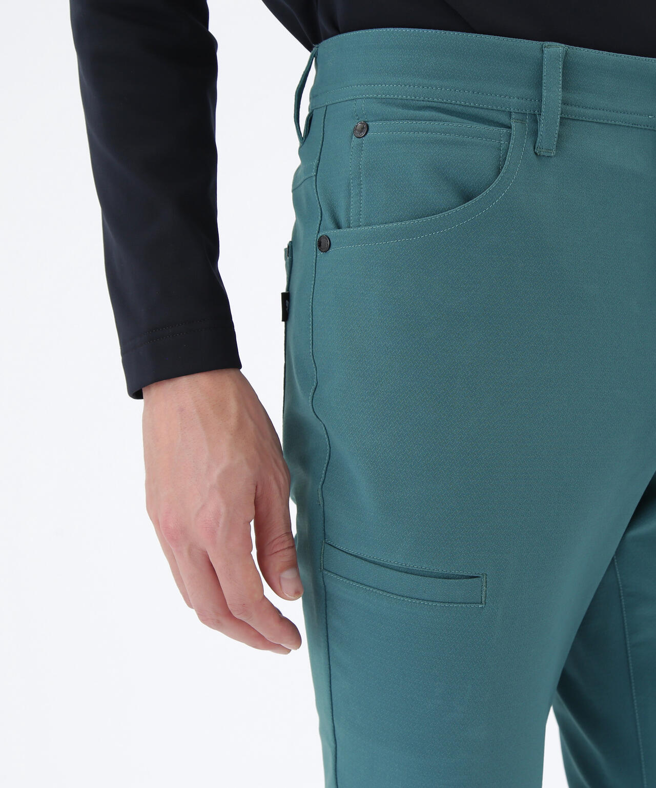 裏起毛 テーパード ロングパンツ (MENS)