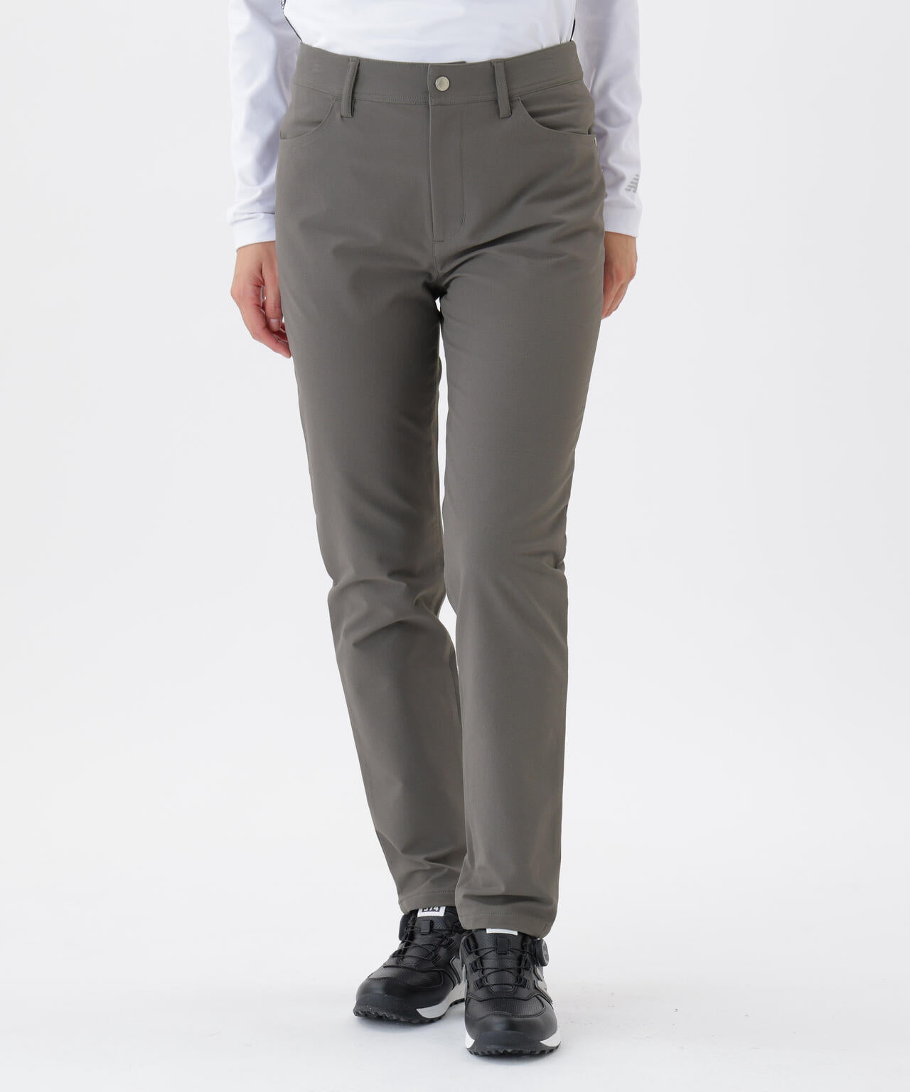 裏起毛 テーパード ロングパンツ (WOMENS)