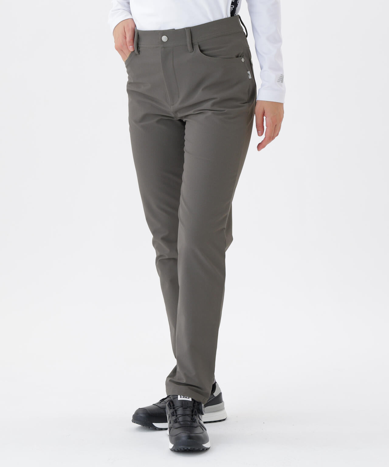 裏起毛 テーパード ロングパンツ (WOMENS)