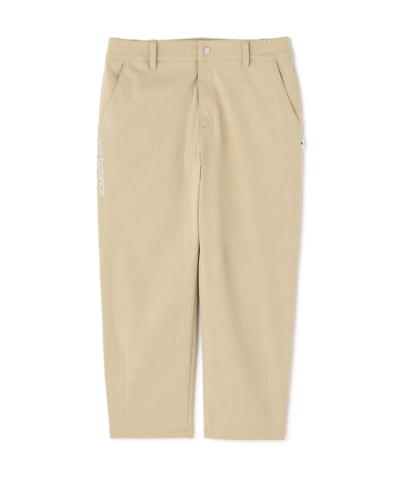 モノグラムロゴ柄 ジャージー テーパード クロップドパンツ (WOMENS)