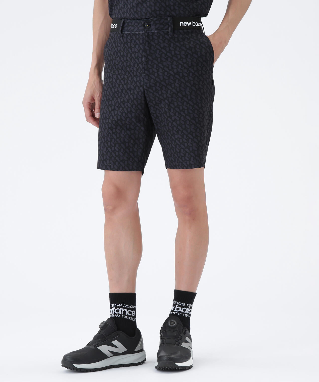 ロゴジオメトリック柄 ショートパンツ (MENS)