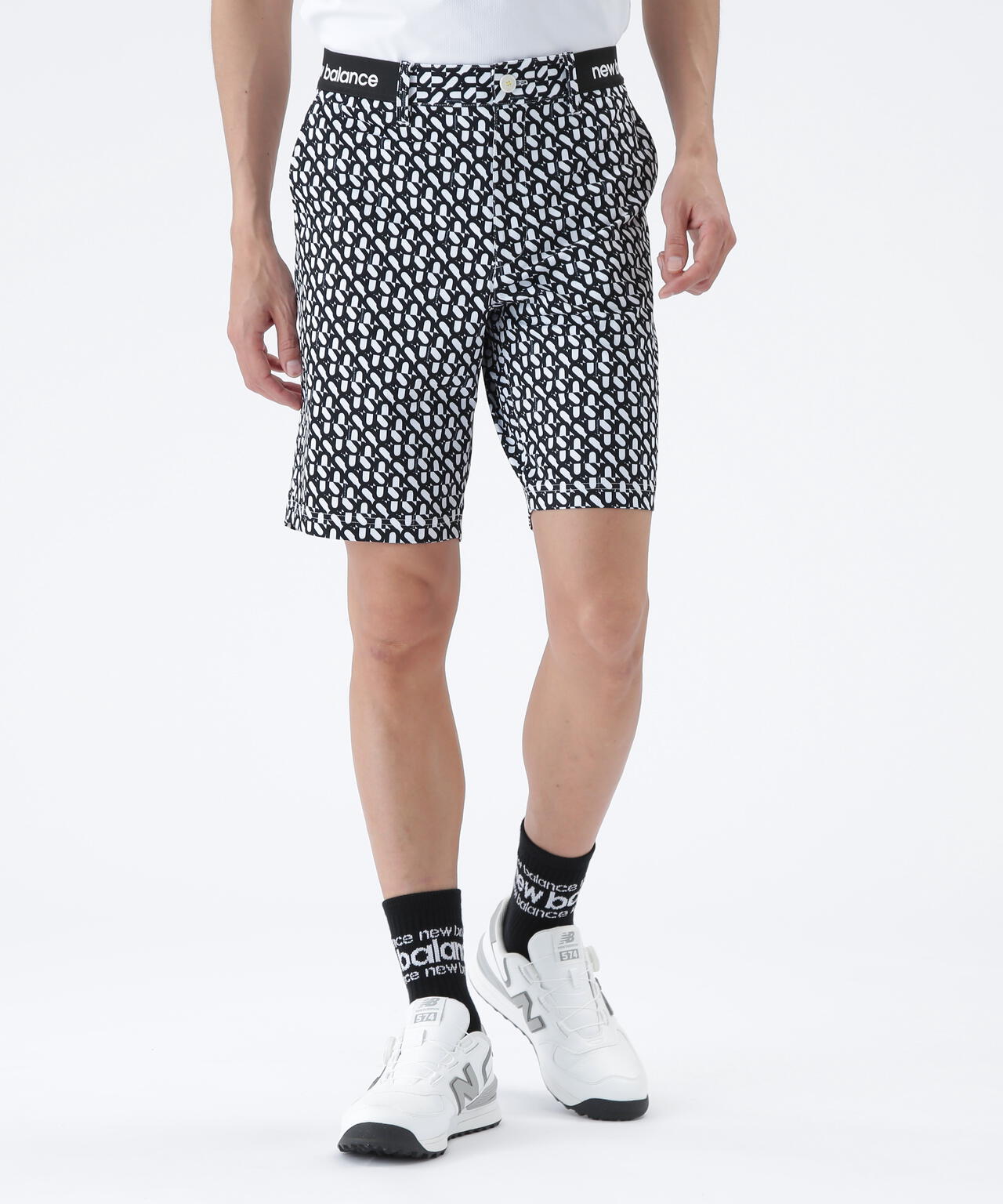 ロゴジオメトリック柄 ショートパンツ (MENS)