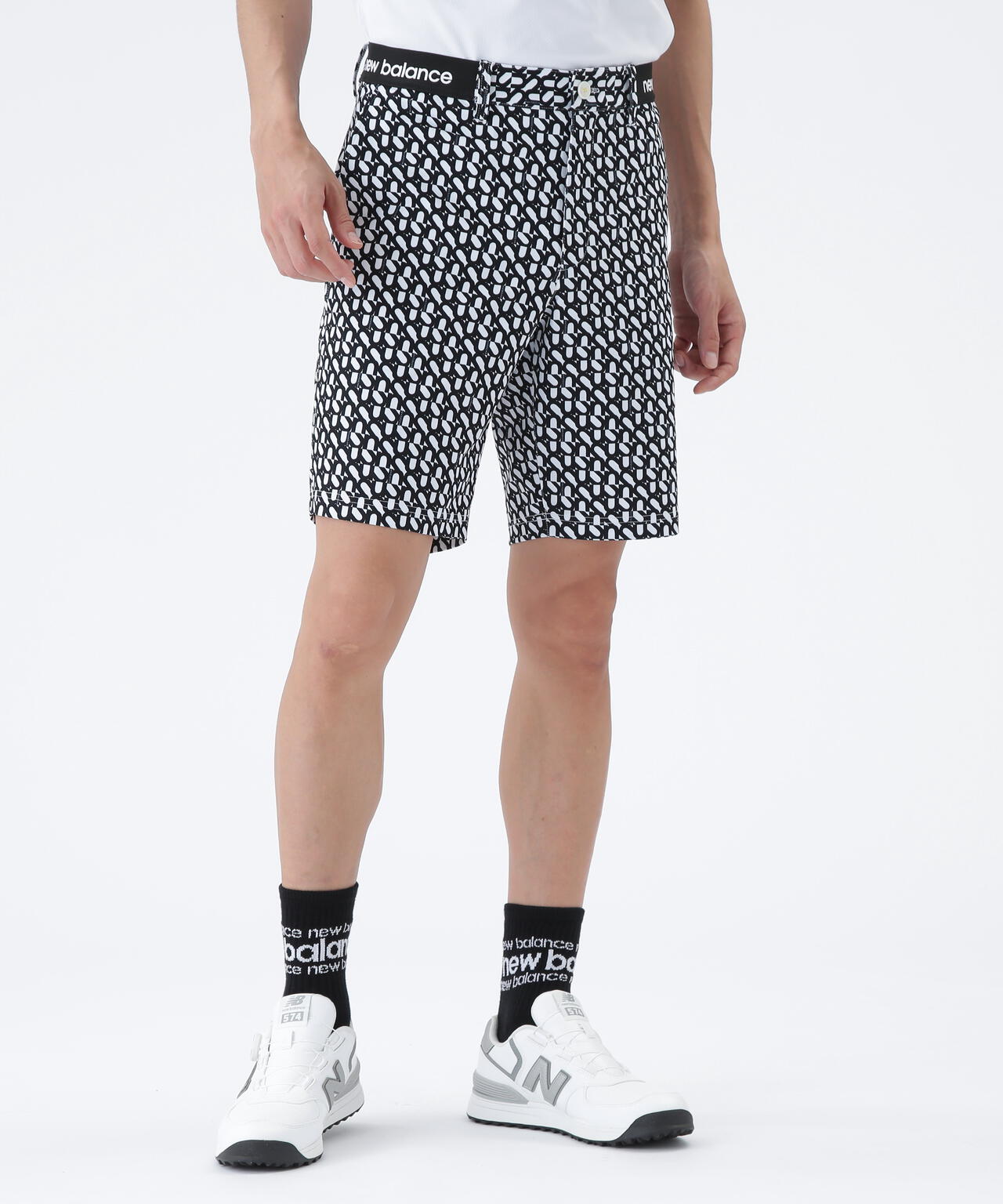 ロゴジオメトリック柄 ショートパンツ (MENS)