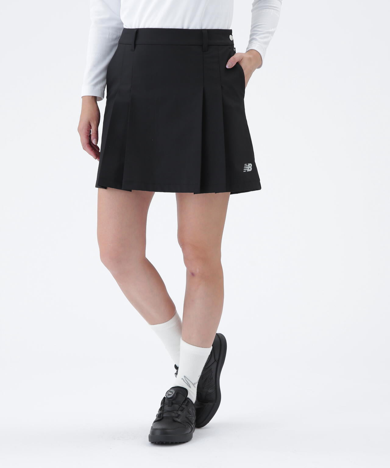 4WAYストレッチ 撥水 ソフトシェル プリーツスカート (WOMENS)