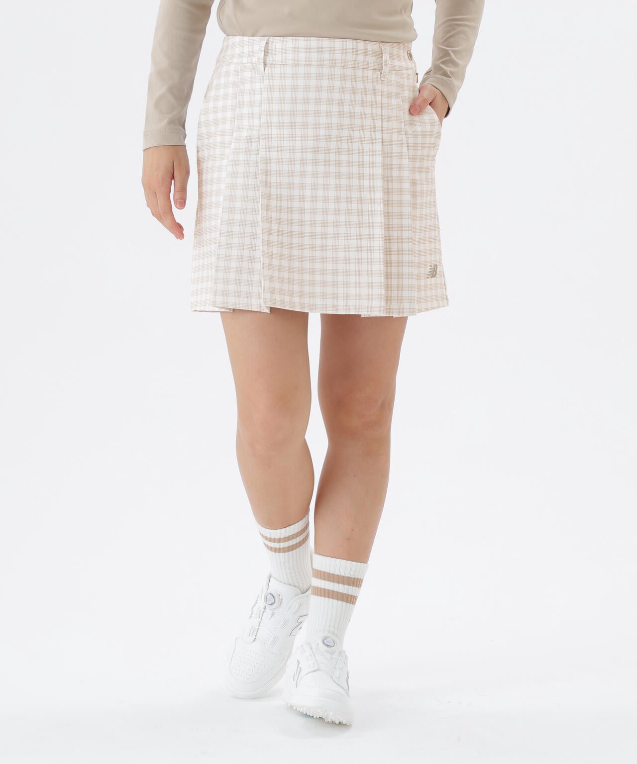 4WAYストレッチ 撥水 ソフトシェル プリーツスカート (WOMENS)