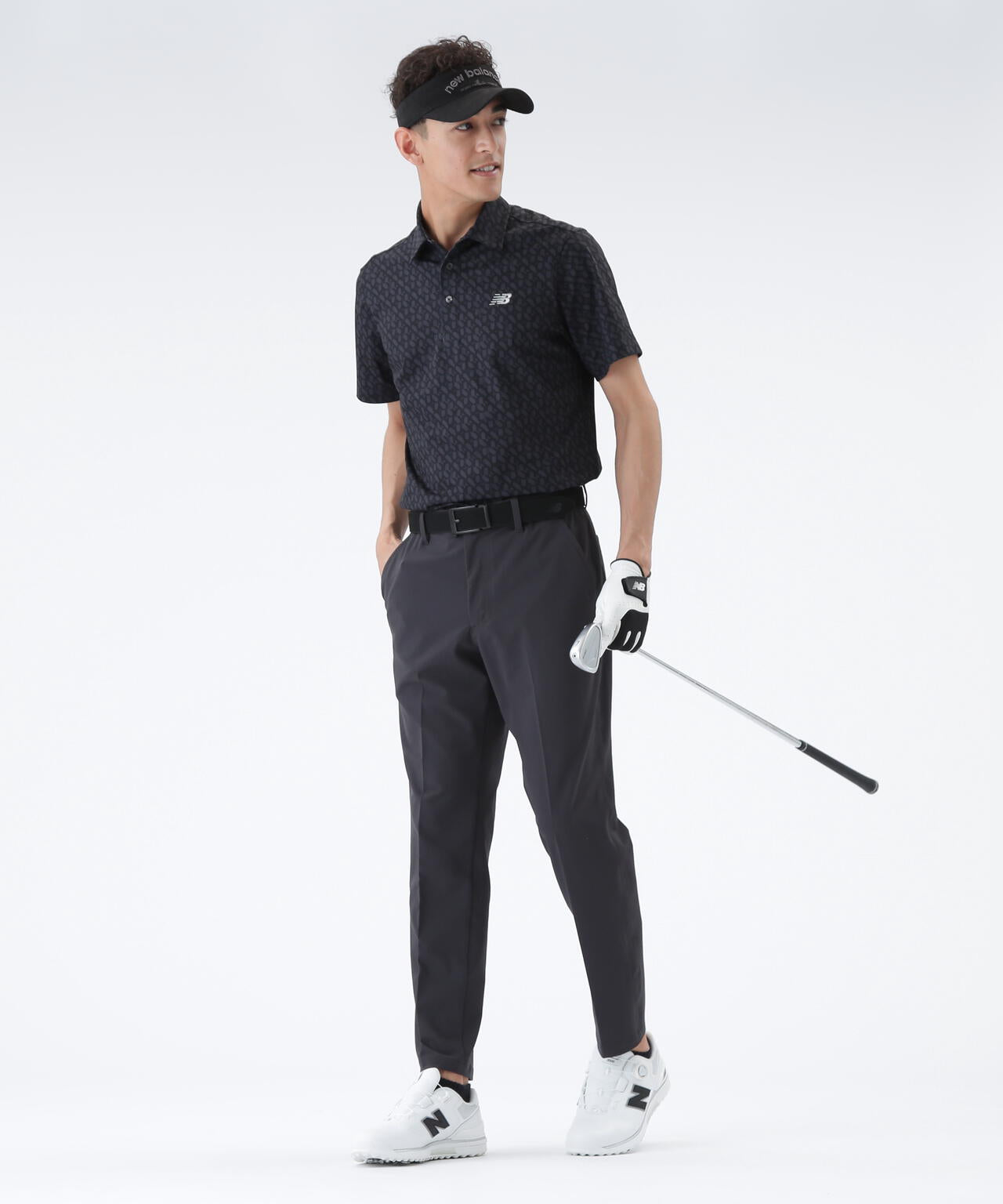 ドビーチェック ワイド テーパード ロングパンツ (MENS)