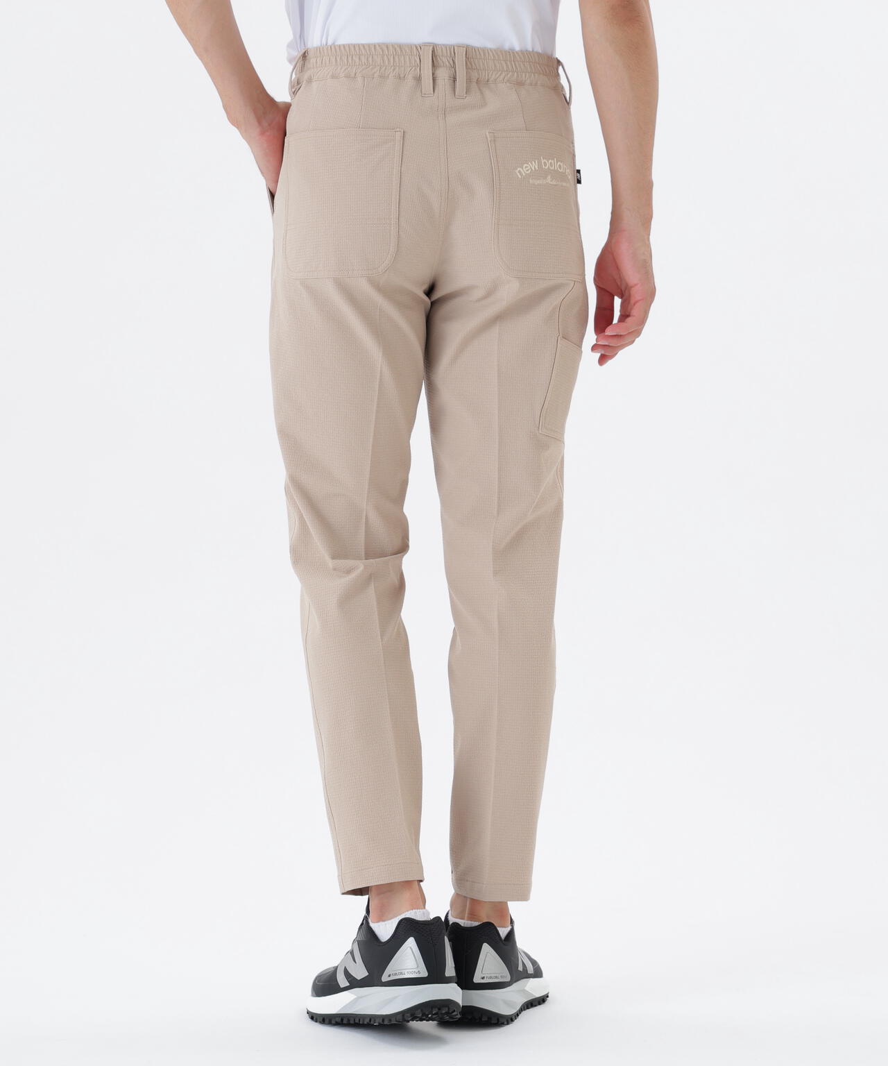 ドビーチェック ワイド テーパード ロングパンツ (MENS)