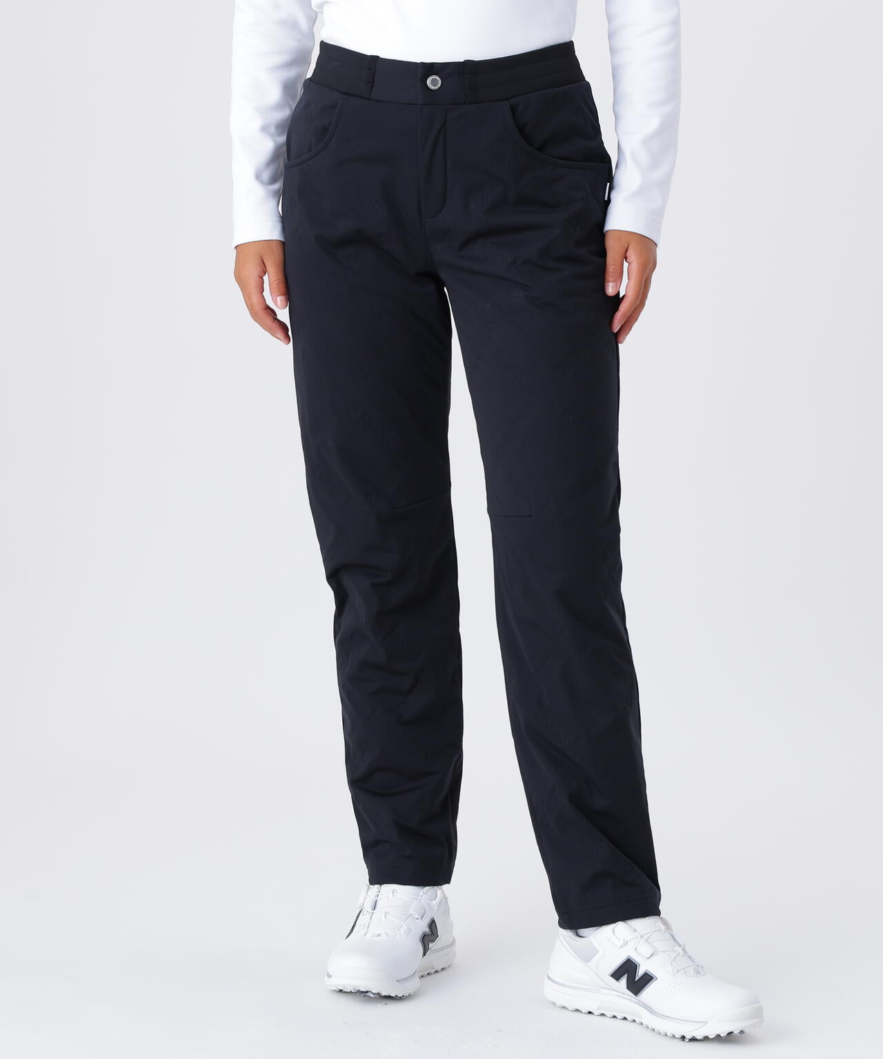 撥水 防風 保温 キルト テーパード ロングパンツ (WOMENS)