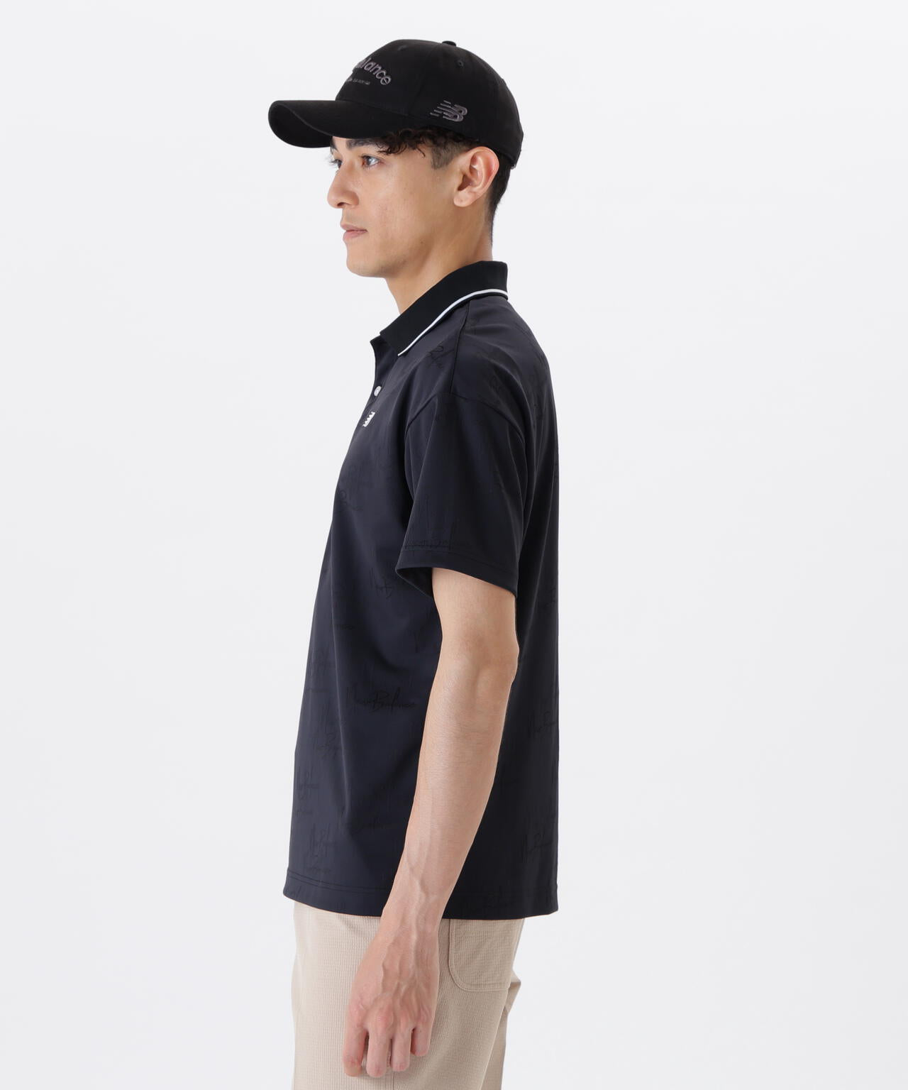 【直営店舗・公式オンライン限定】シグネチャーモノグラム柄 半袖 ポロシャツ (MENS)