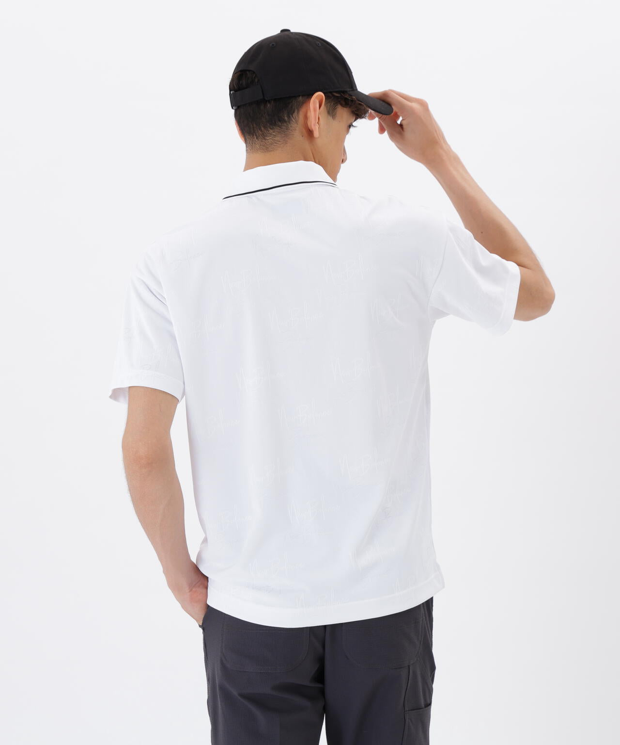 【直営店舗・公式オンライン限定】シグネチャーモノグラム柄 半袖 ポロシャツ (MENS)