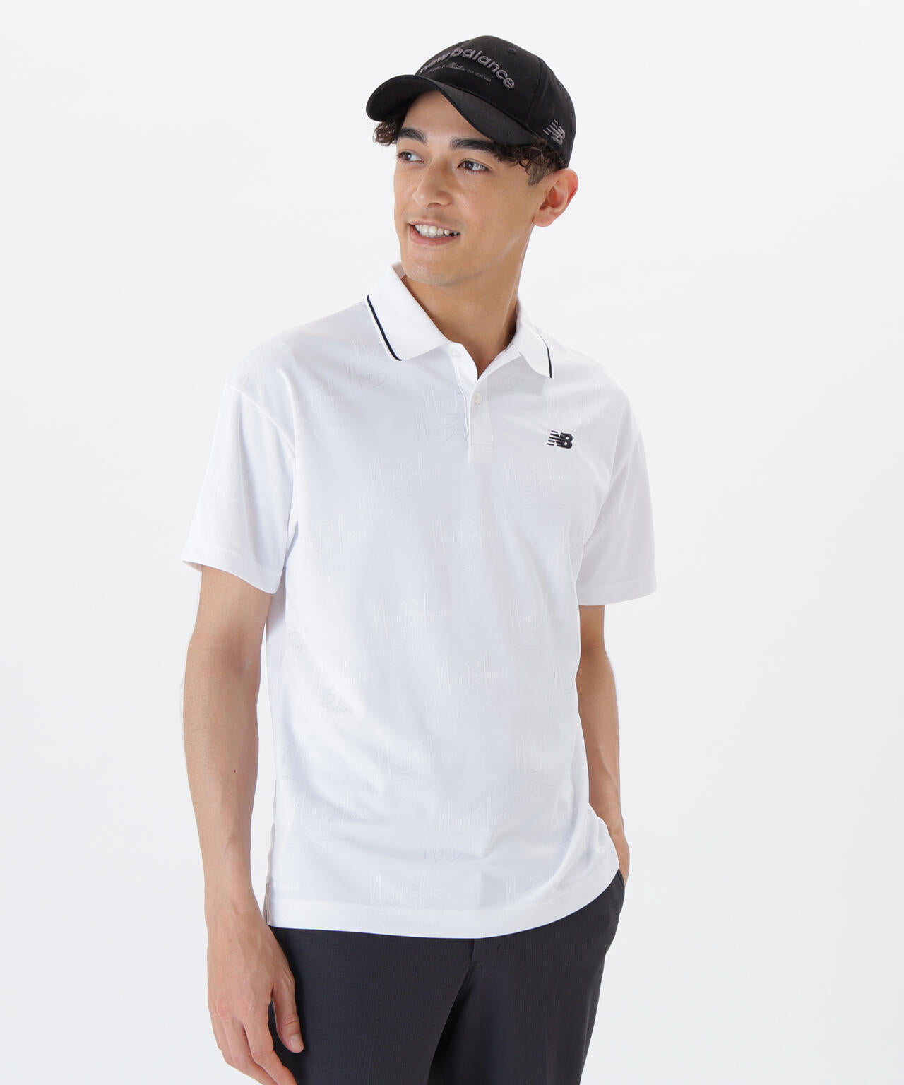 【直営店舗・公式オンライン限定】シグネチャーモノグラム柄 半袖 ポロシャツ (MENS)