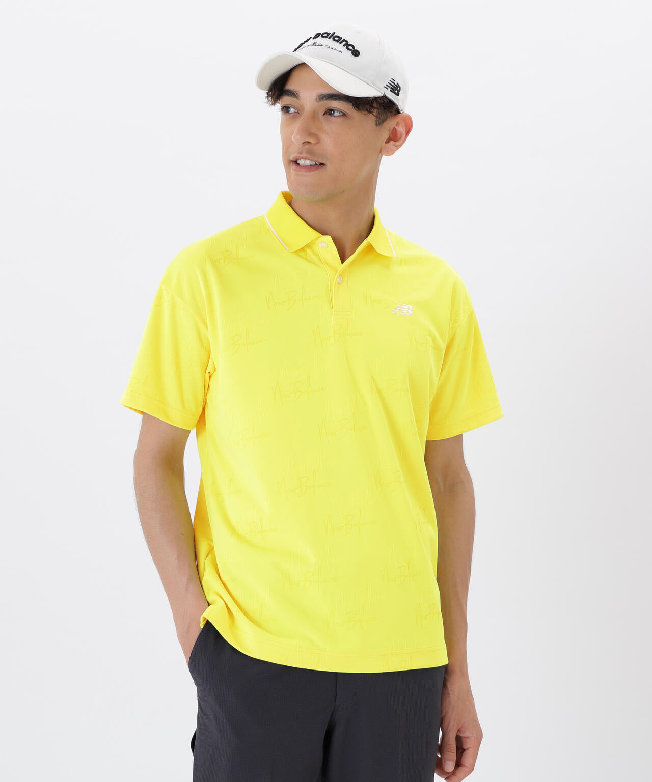 【直営店舗・公式オンライン限定】シグネチャーモノグラム柄 半袖 ポロシャツ (MENS)