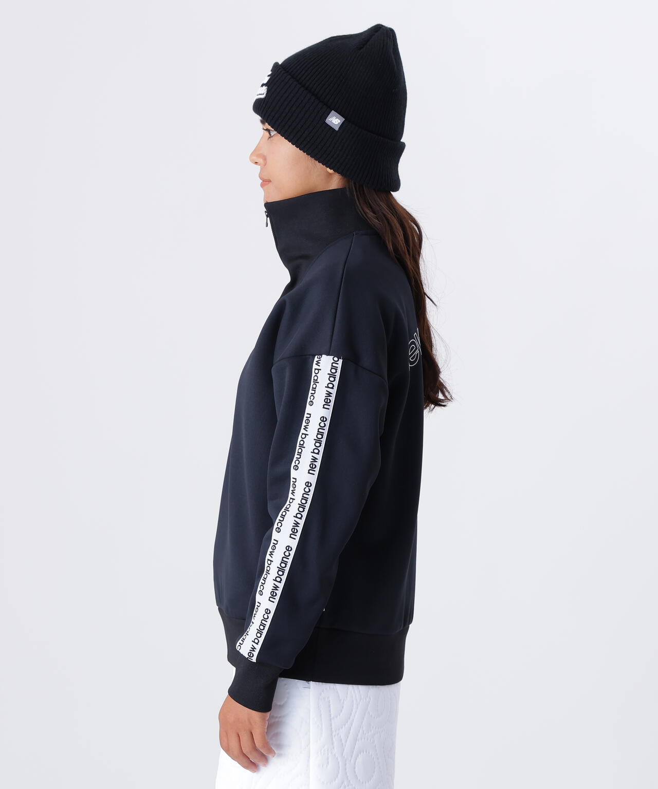 スウェット ハーフジップ プルオーバー (WOMENS)