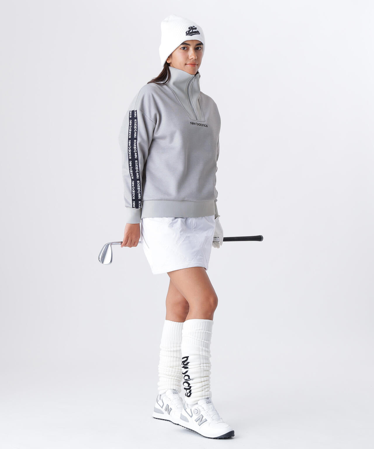 スウェット ハーフジップ プルオーバー (WOMENS)