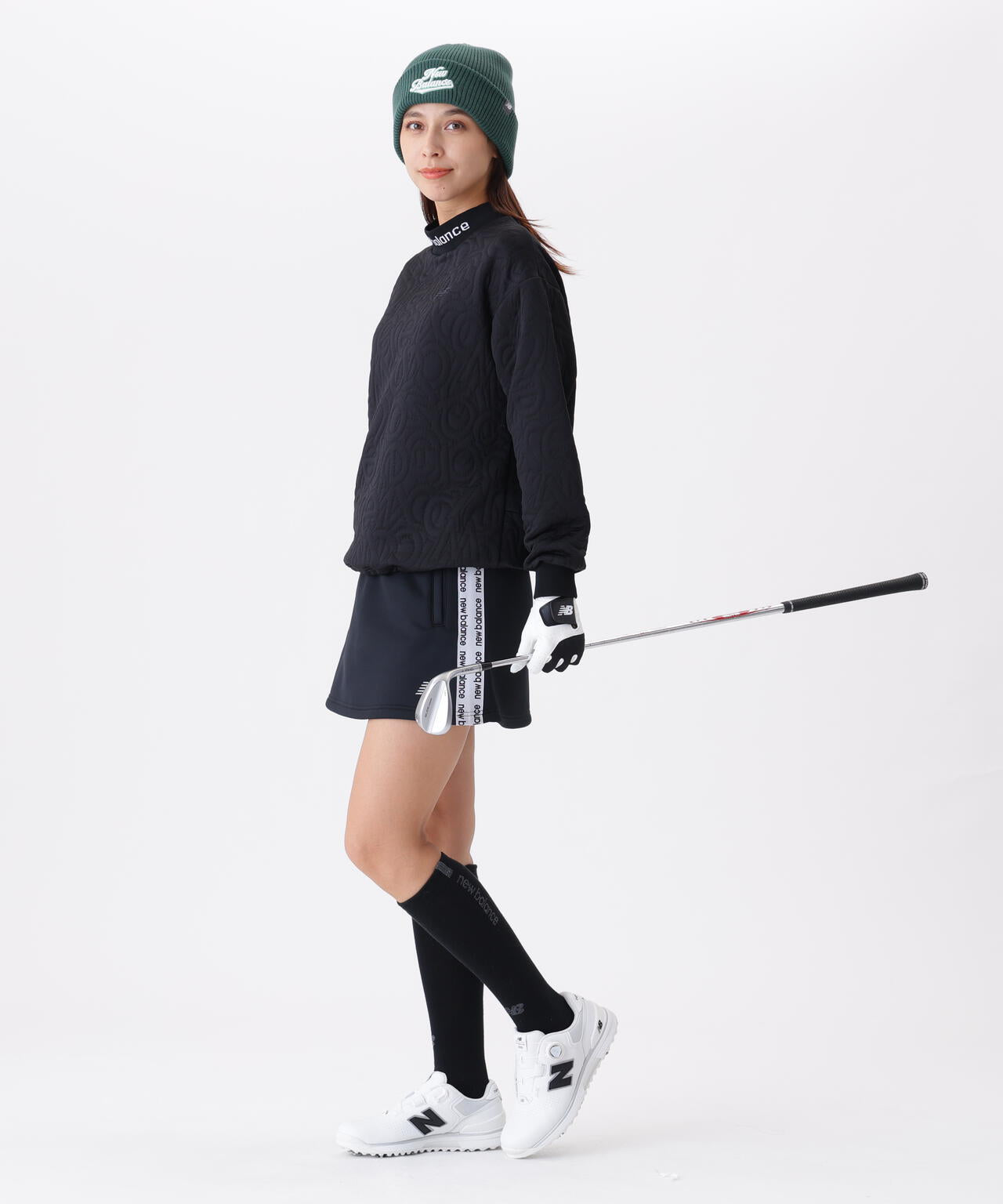 テクスチャー モックネック プルオーバー (WOMENS)