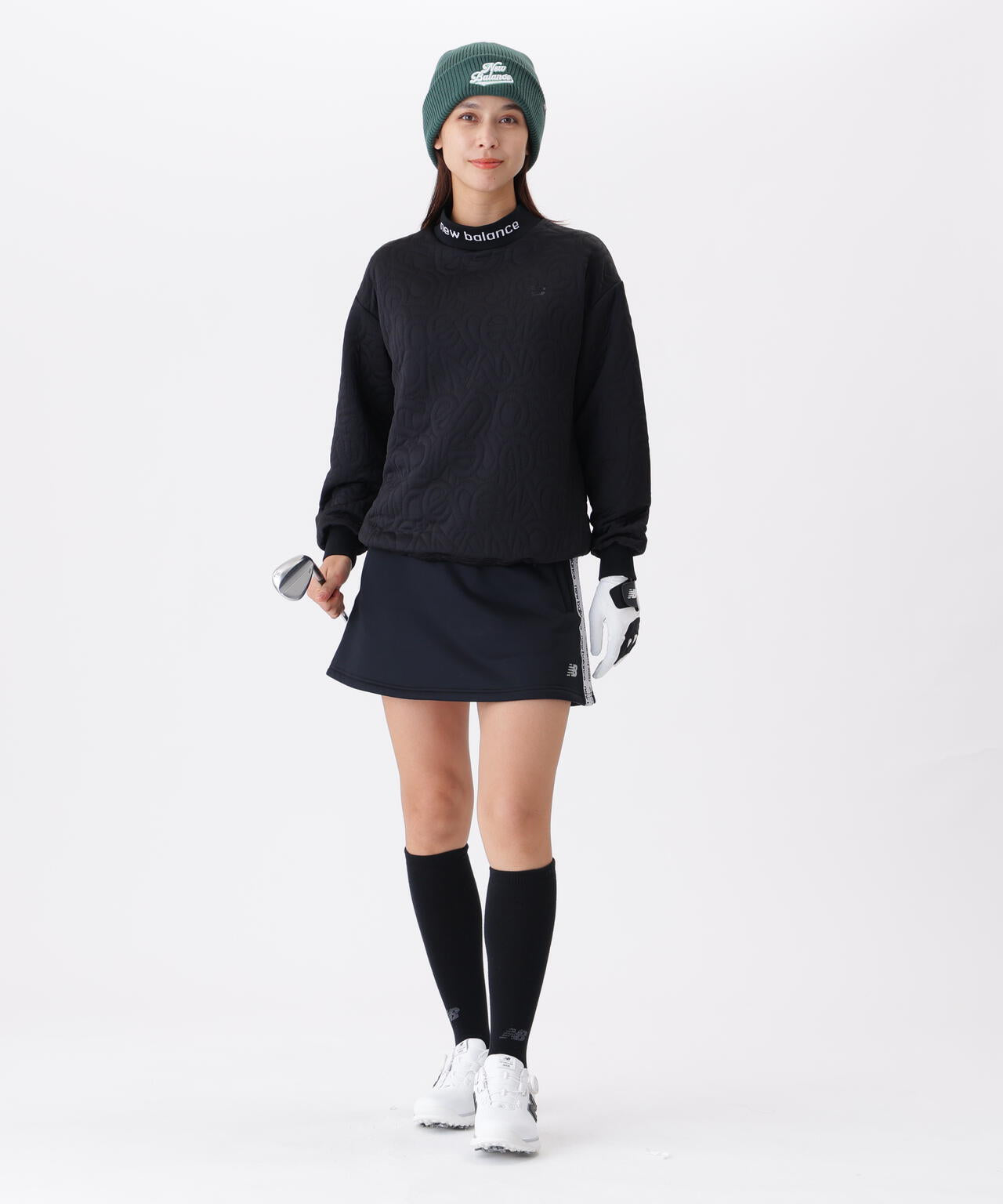 テクスチャー モックネック プルオーバー (WOMENS)