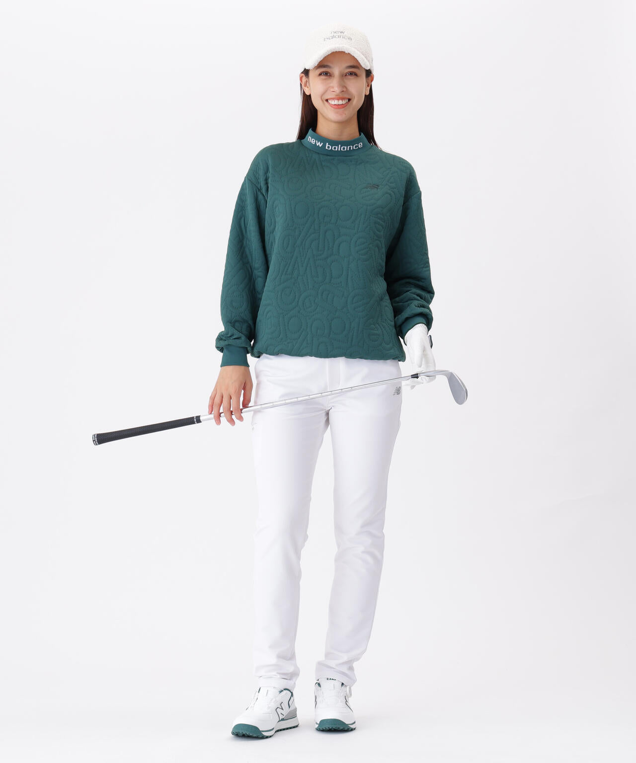 テクスチャー モックネック プルオーバー (WOMENS)