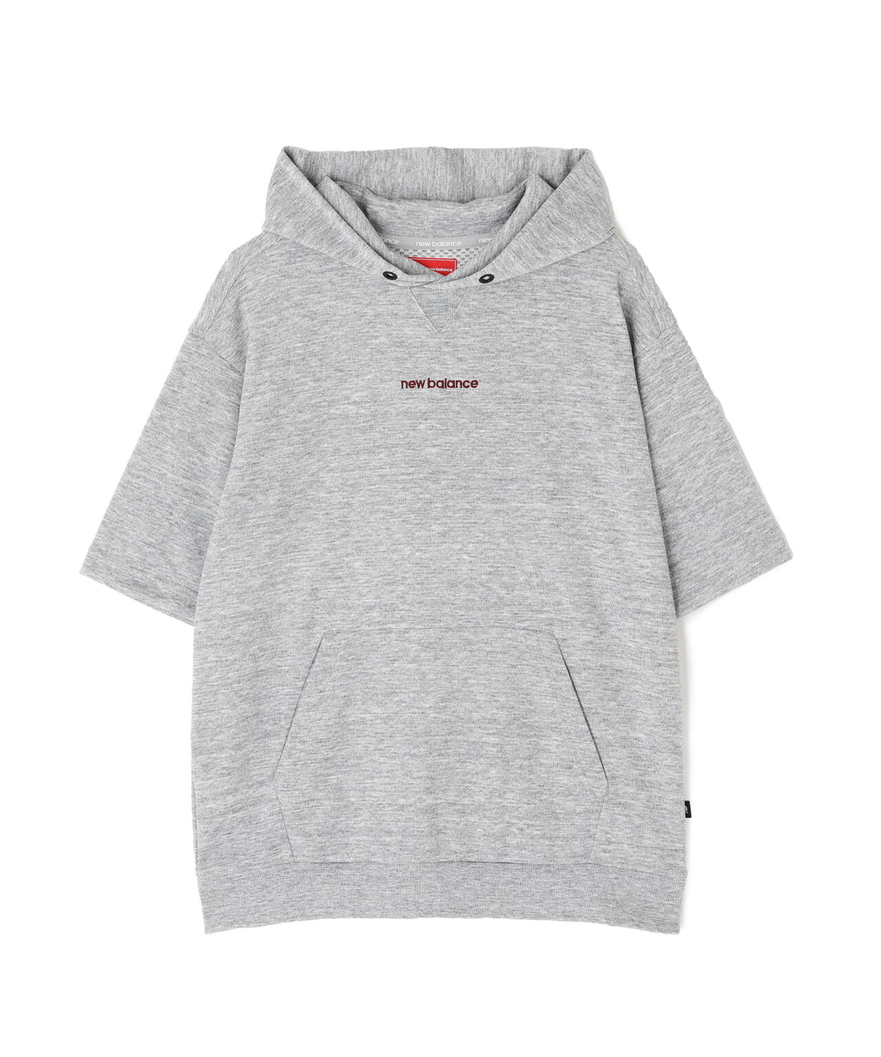 吸汗速乾性 抗ピル ストレッチ UV ハーフスリーブ スウェット プルオーバー フーディー (MENS)