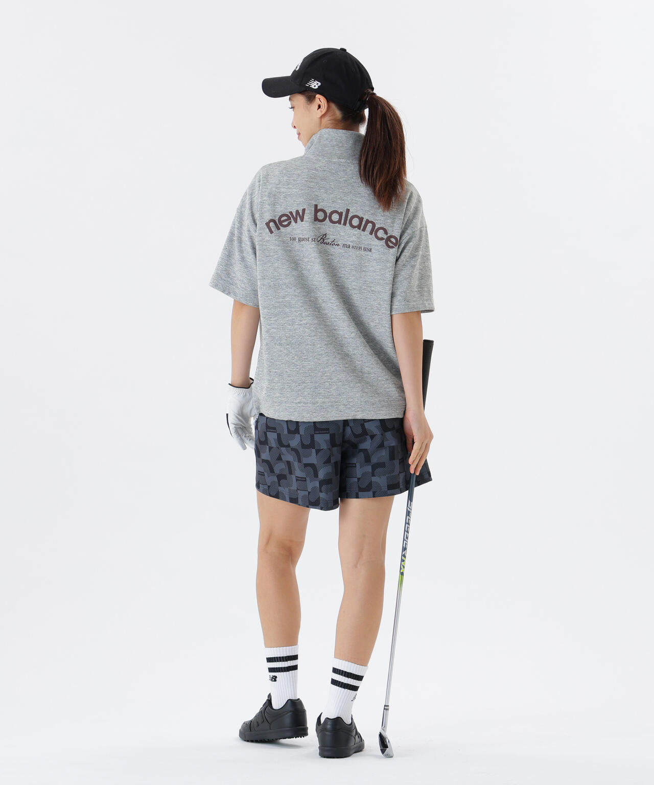 【直営店舗・公式オンライン限定】半袖 スウェット ハーフジップ プルオーバー (WOMENS)