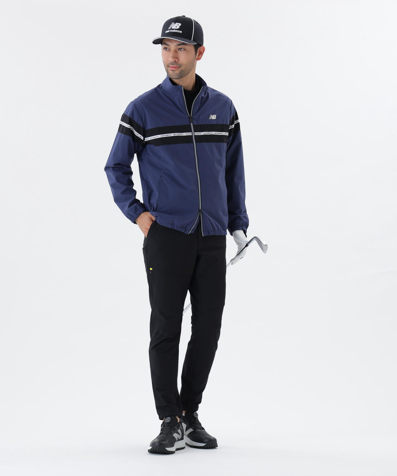 UV ストレッチ 長袖 モックネック プルオーバー (MENS)