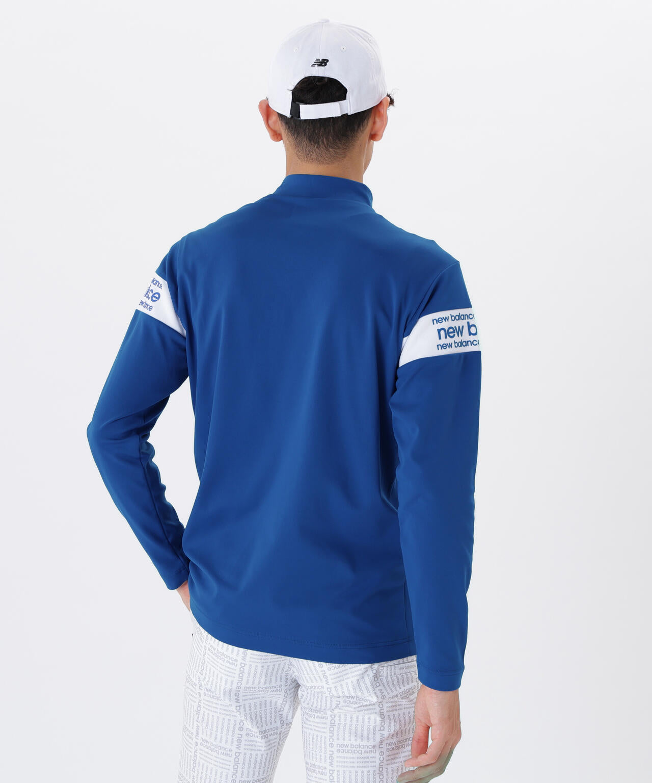 保形性 ストレッチ 長袖 モックネック プルオーバー (MENS)