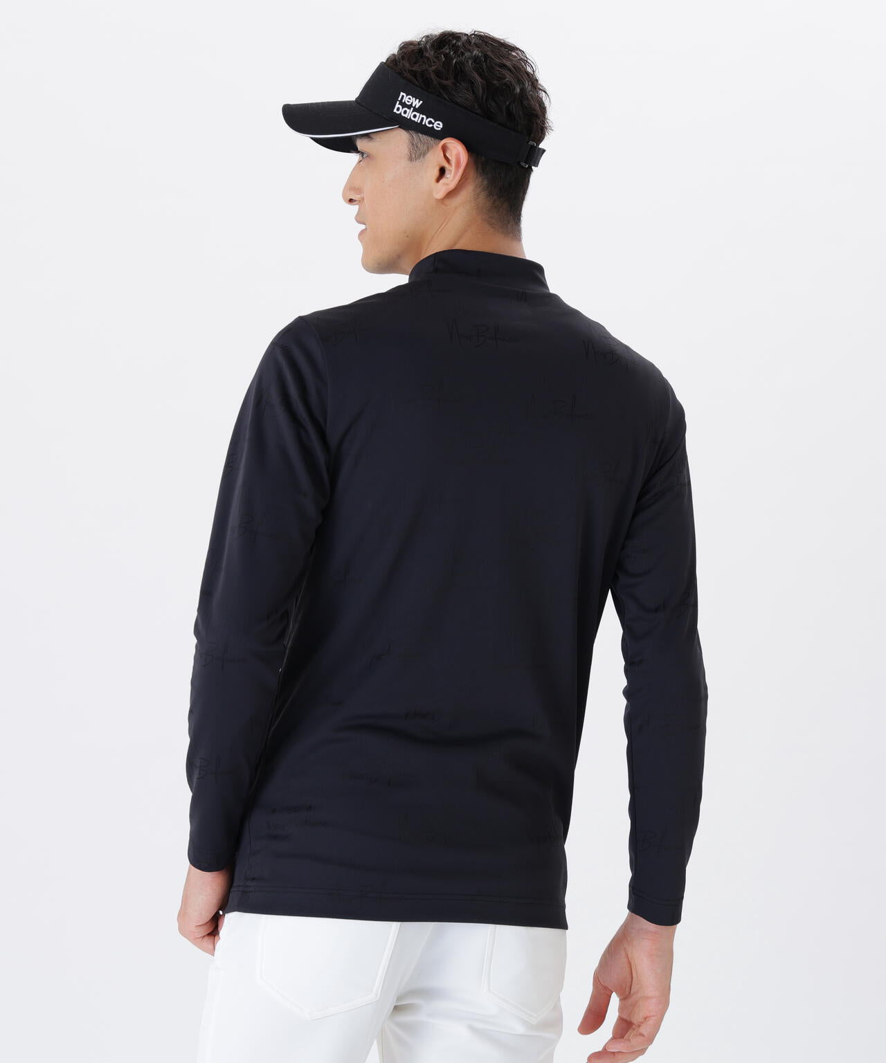 UV ストレッチ 長袖 モックネック プルオーバー (MENS)