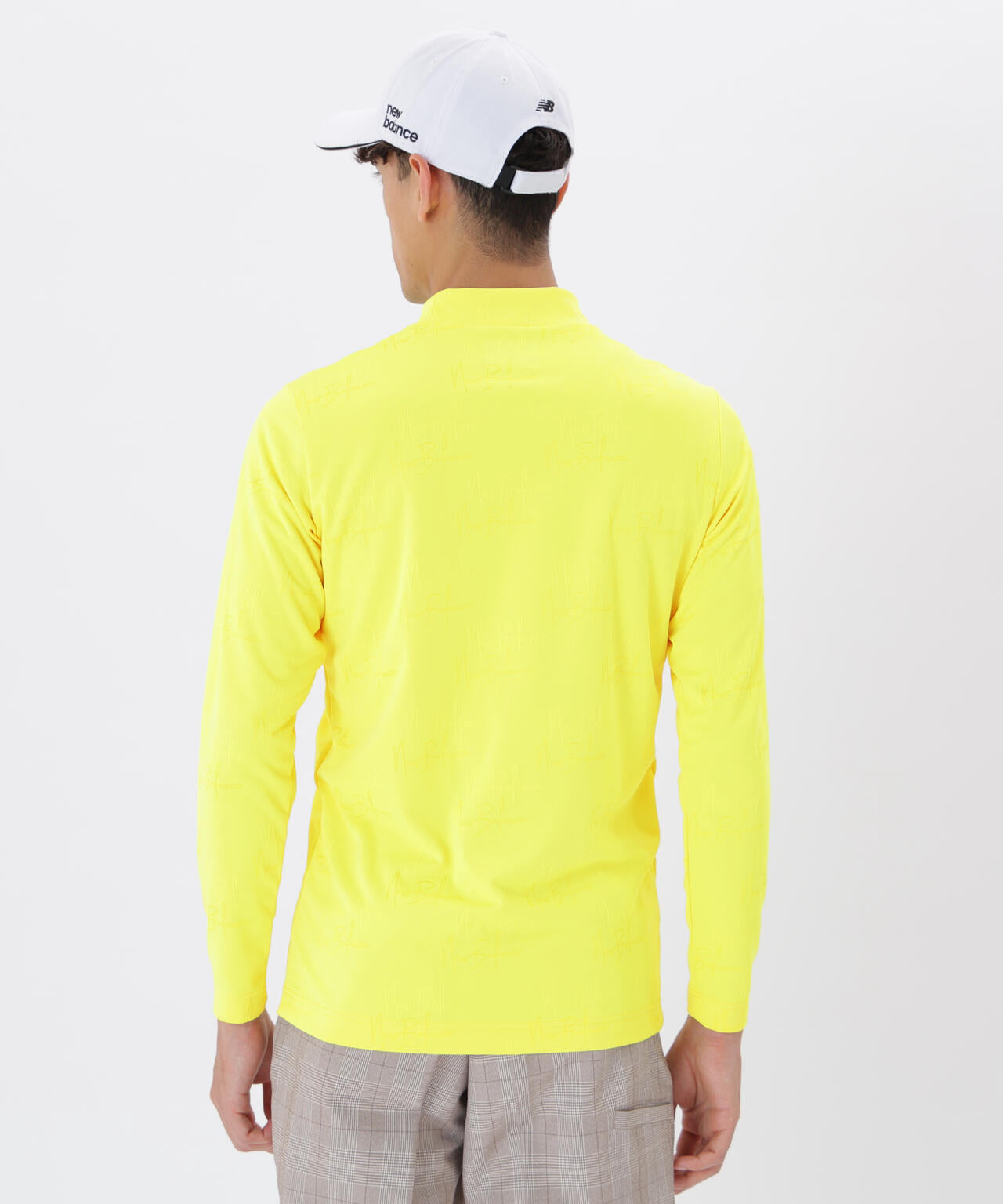 UV ストレッチ 長袖 モックネック プルオーバー (MENS)