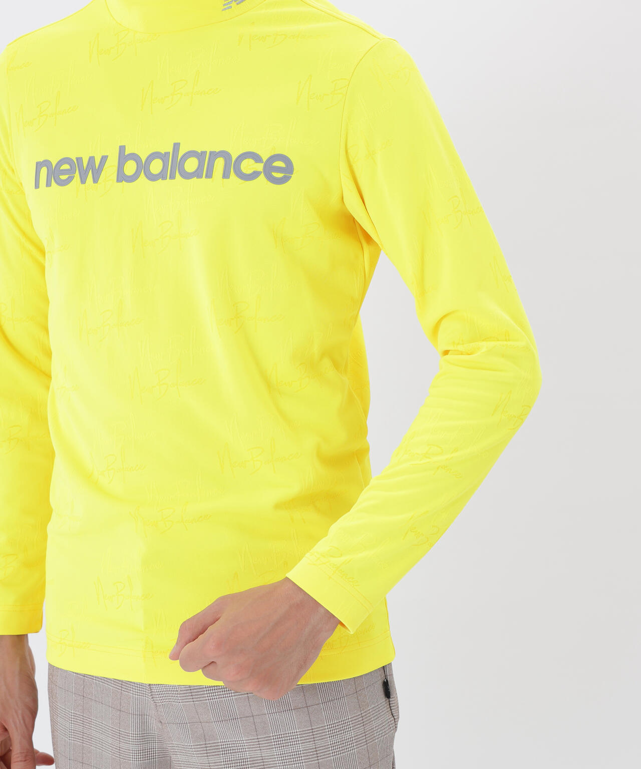 UV ストレッチ 長袖 モックネック プルオーバー (MENS)