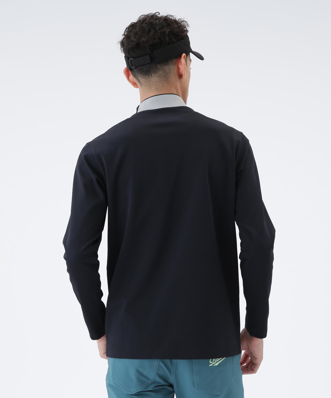 光吸収発熱 長袖 モックネック プルオーバー (MENS)