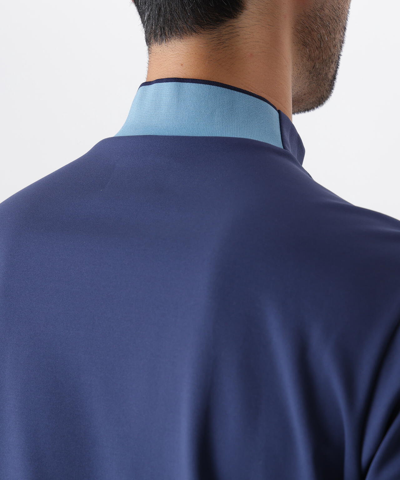 光吸収発熱 長袖 モックネック プルオーバー (MENS)