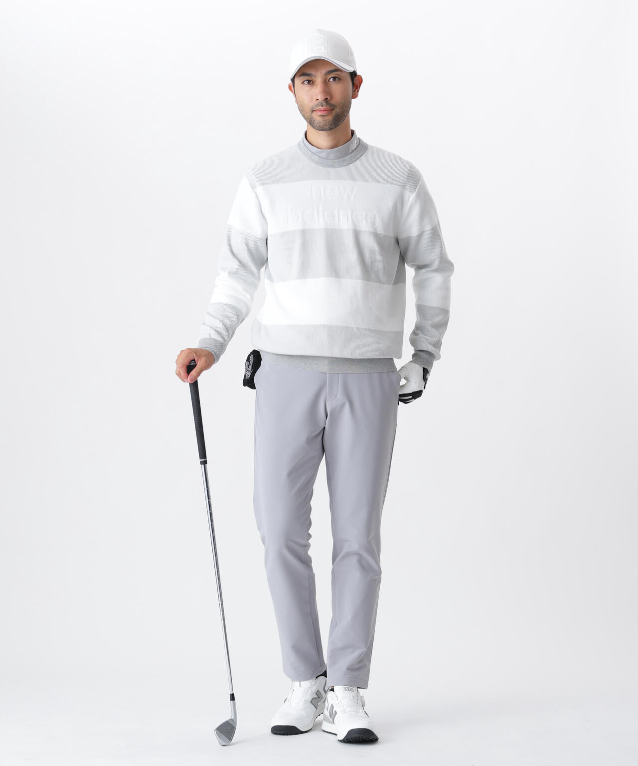 光吸収発熱 長袖 モックネック プルオーバー (MENS)