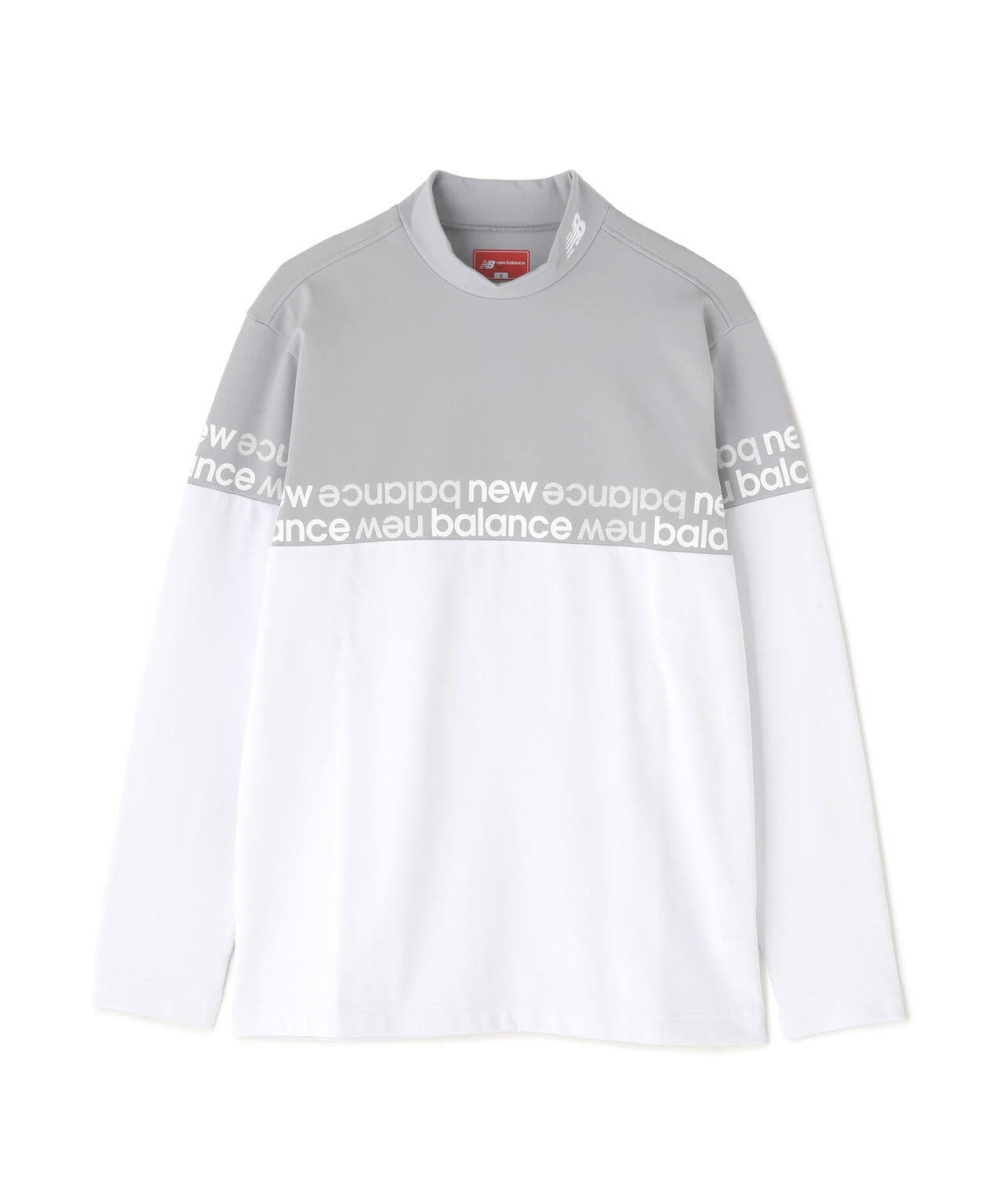 光吸収発熱 長袖 モックネック プルオーバー (MENS)