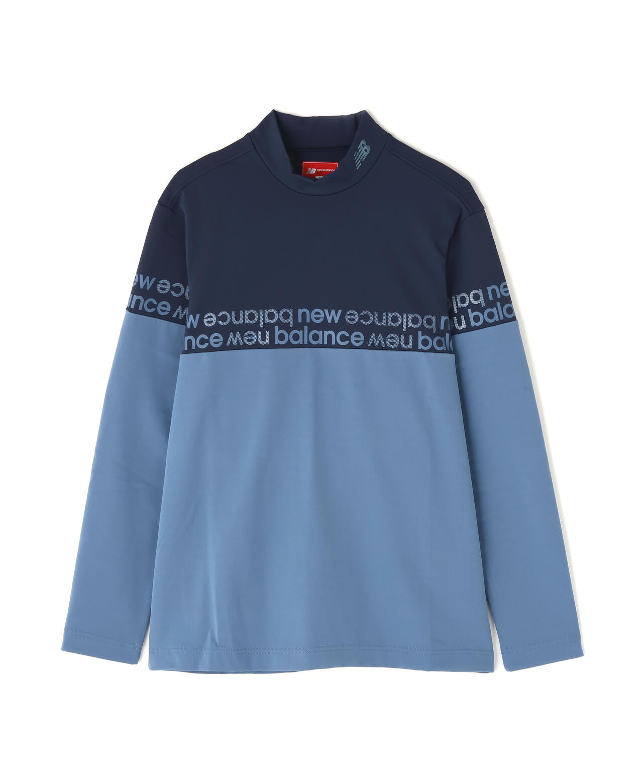 光吸収発熱 長袖 モックネック プルオーバー (MENS)