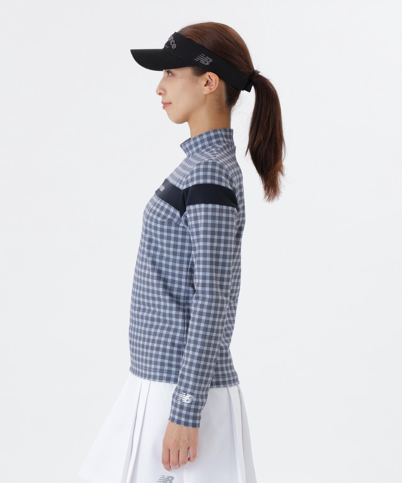 UV ストレッチ 長袖 モックネック プルオーバー (WOMENS)