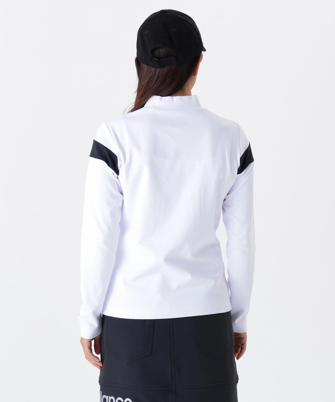 UV ストレッチ 長袖 モックネック プルオーバー (WOMENS)