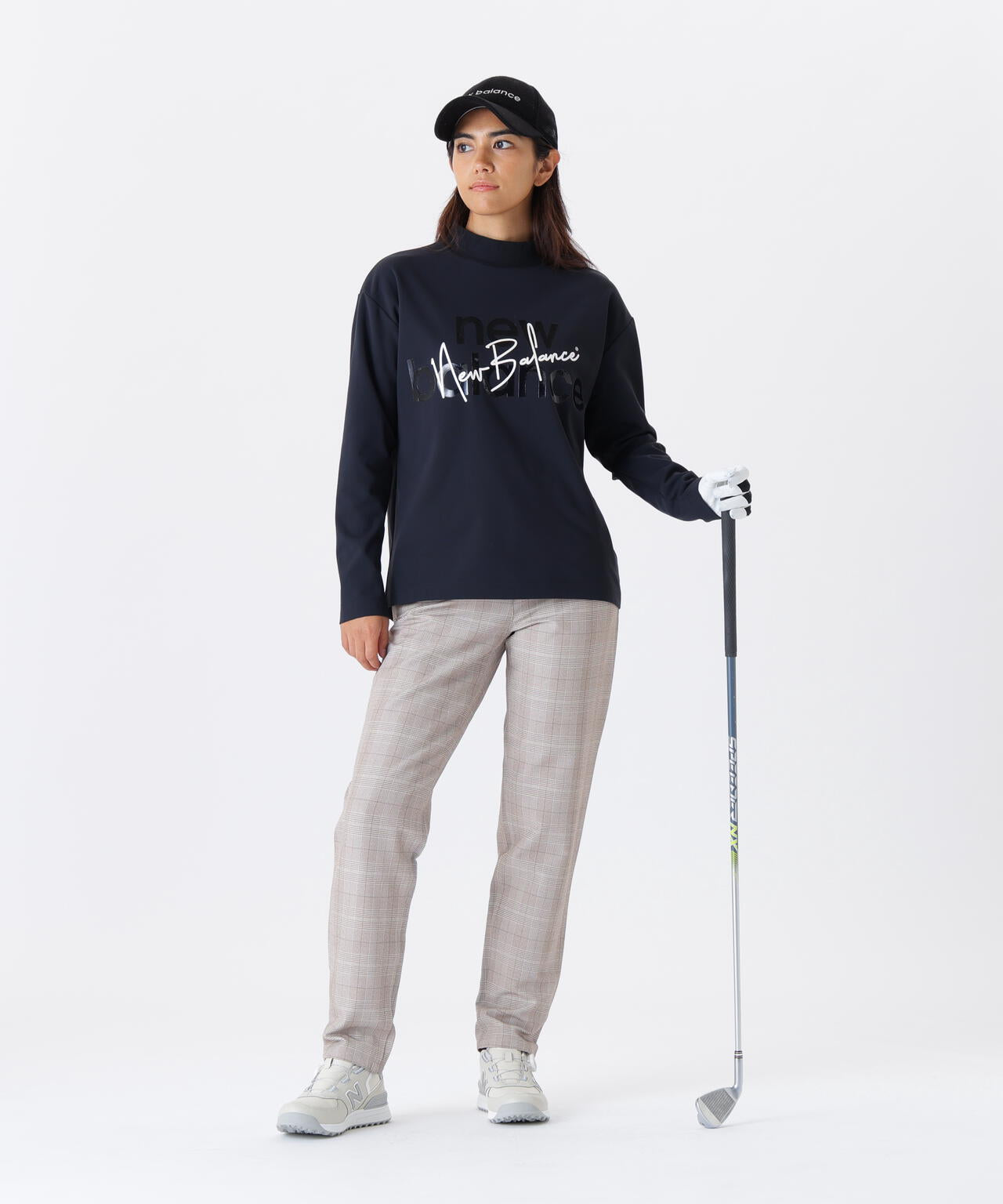 長袖 モックネック プルオーバー (WOMENS)