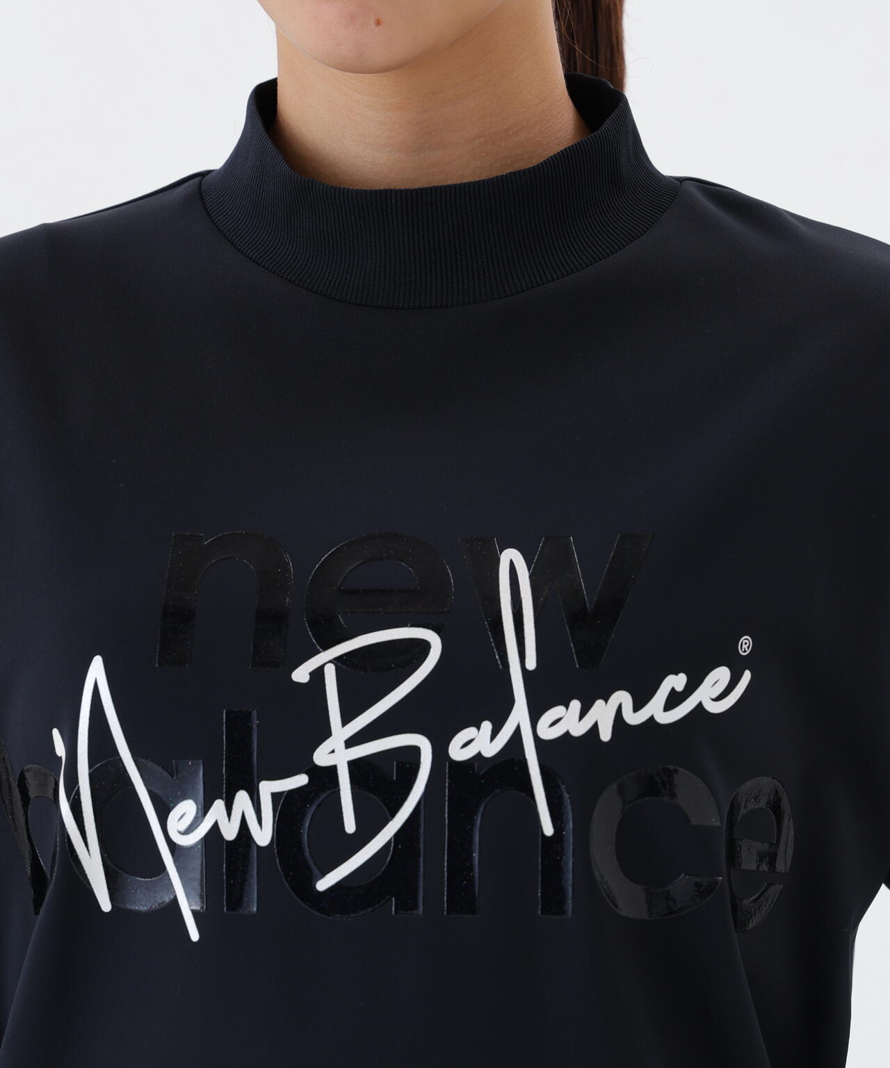 長袖 モックネック プルオーバー (WOMENS)