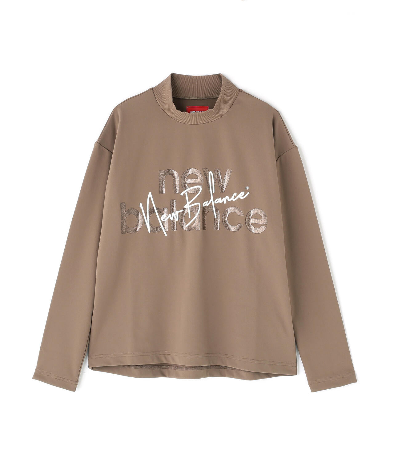 長袖 モックネック プルオーバー (WOMENS)