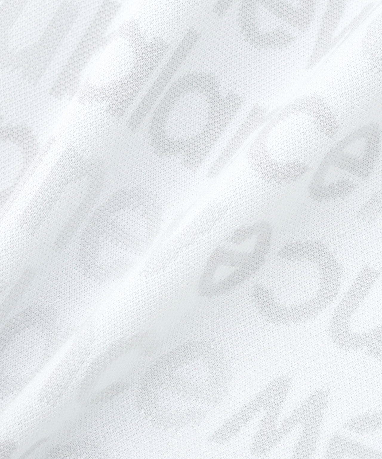 アップサイドダウンロゴボーダー 長袖 モックネック プルオーバー (WOMENS)