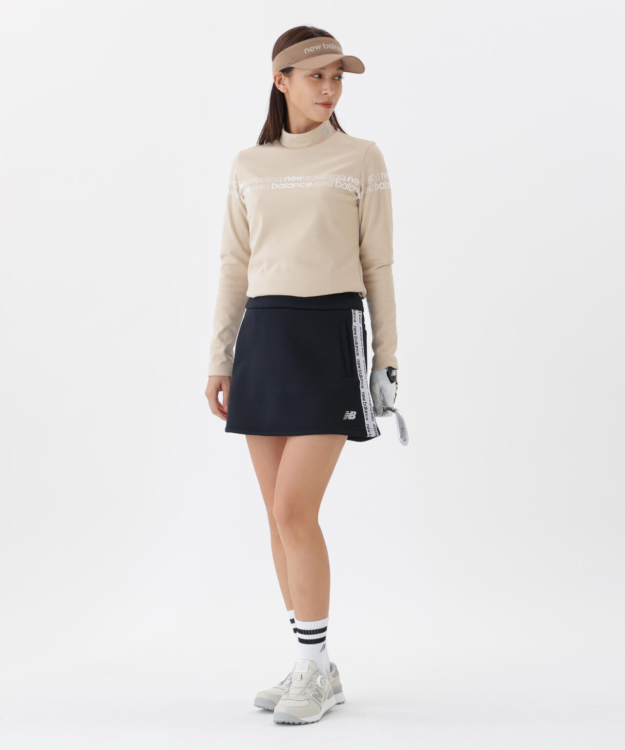 光吸収発熱 長袖 モックネック プルオーバー (WOMENS)