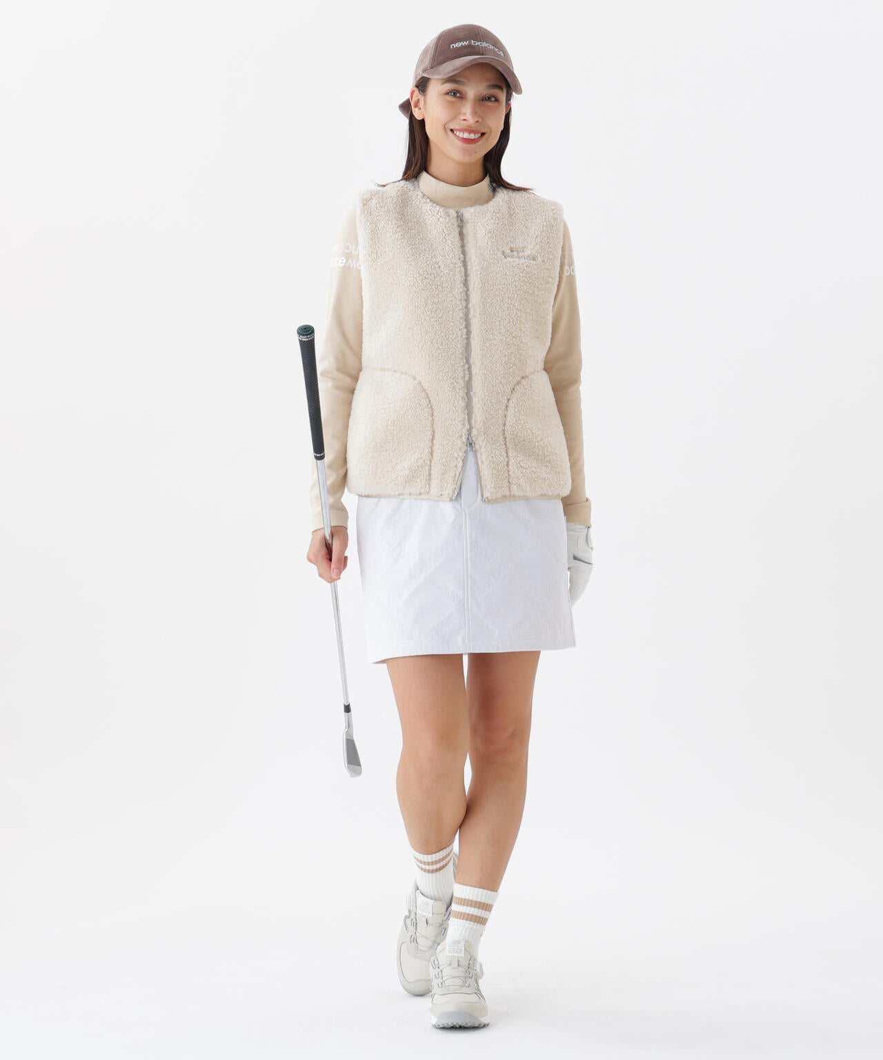 光吸収発熱 長袖 モックネック プルオーバー (WOMENS)