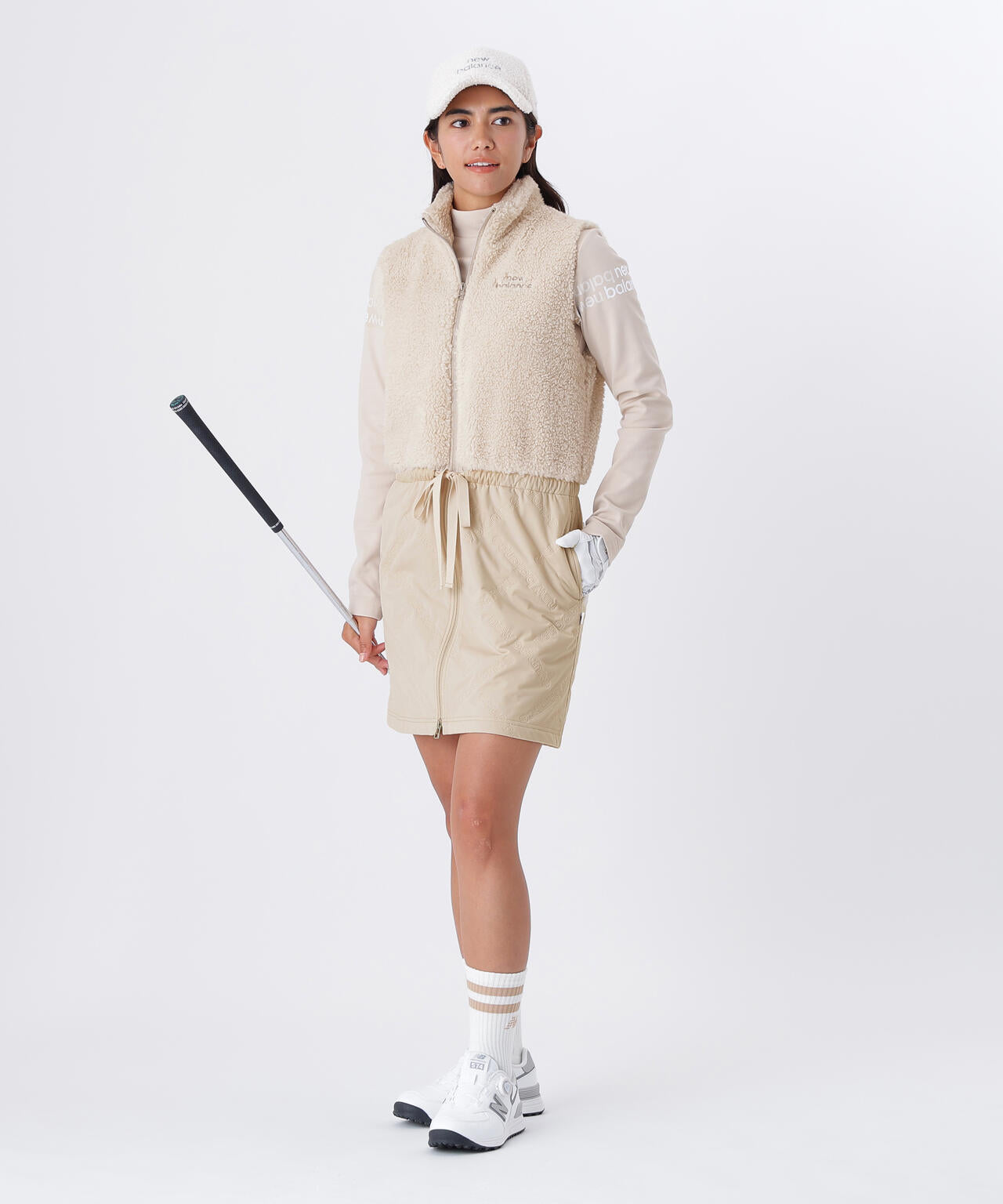 光吸収発熱 長袖 モックネック プルオーバー (WOMENS)